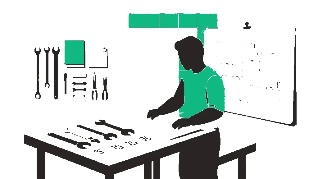 Illustration for the AI prompt: Plan a DIY Home Improvement Project So the Weekend Job Does Not Become a Summer Project