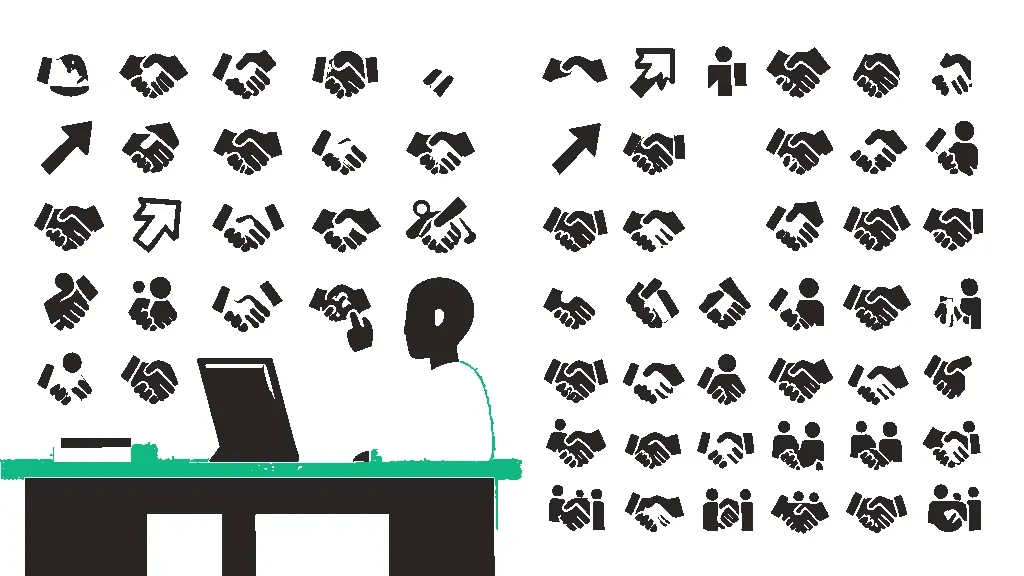 Suggest Iconography and Imagery That Says Something, Not Another Upward Arrow and Handshake Stock Photo